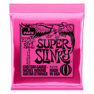 Encordado Ernie Ball Guitarra Eléctrica P03223 X3 - The Music Site