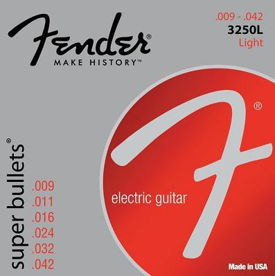 Encordado Fender Guitarra Electrica 3250L Gauges 9 42 - The Music Site