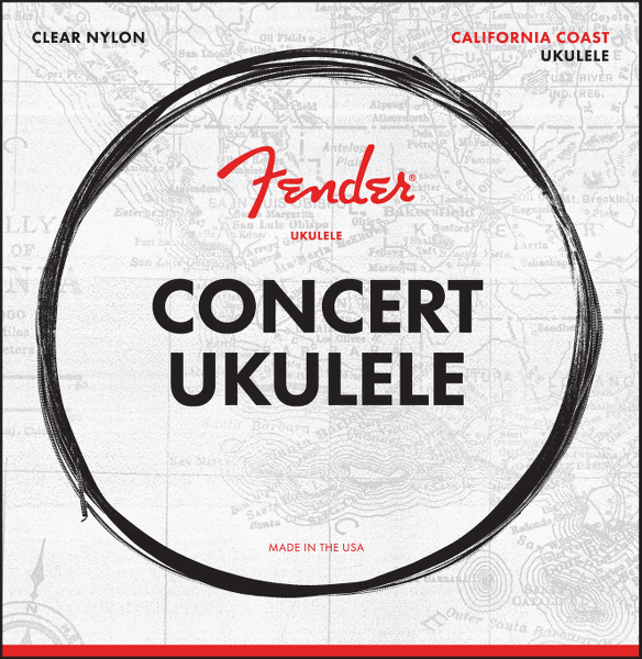 Encordado Fender Ukelele Concierto 0730090403 - The Music Site