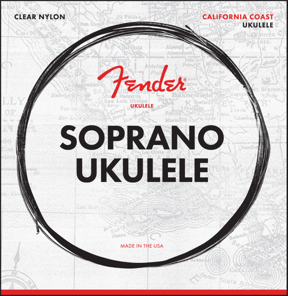 Encordado Fender Ukulele Soprano 0730090402 - The Music Site