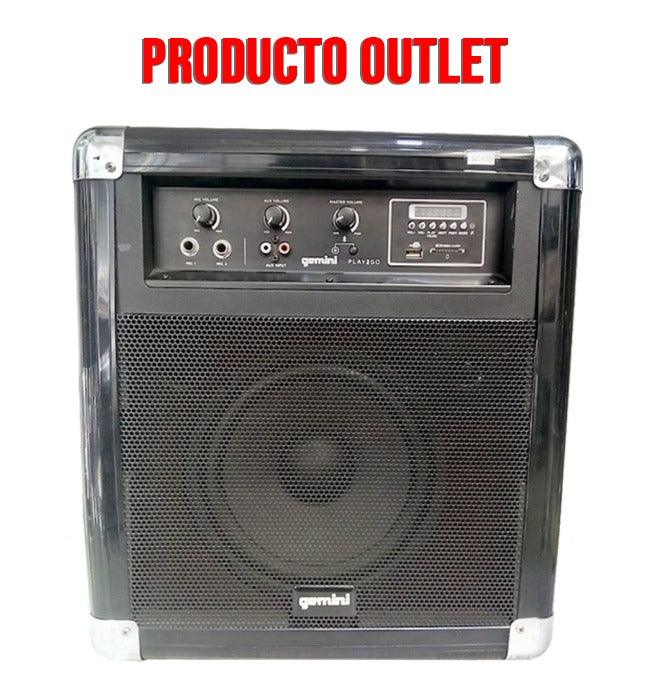 Equipo Portatil Gemini Play2Go (Amp+Mic) Bluetoouh - The Music Site