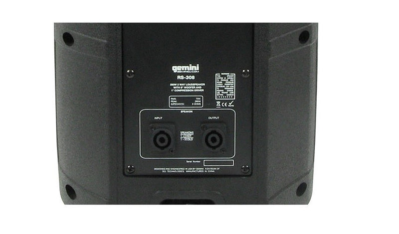 Cabina Gemini Rs-308 Pasiva 8"
