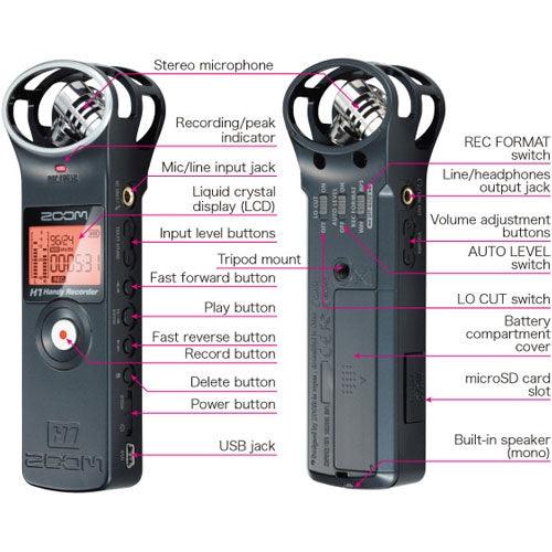 Grabadora Zoom H1N/120Gl - The Music Site