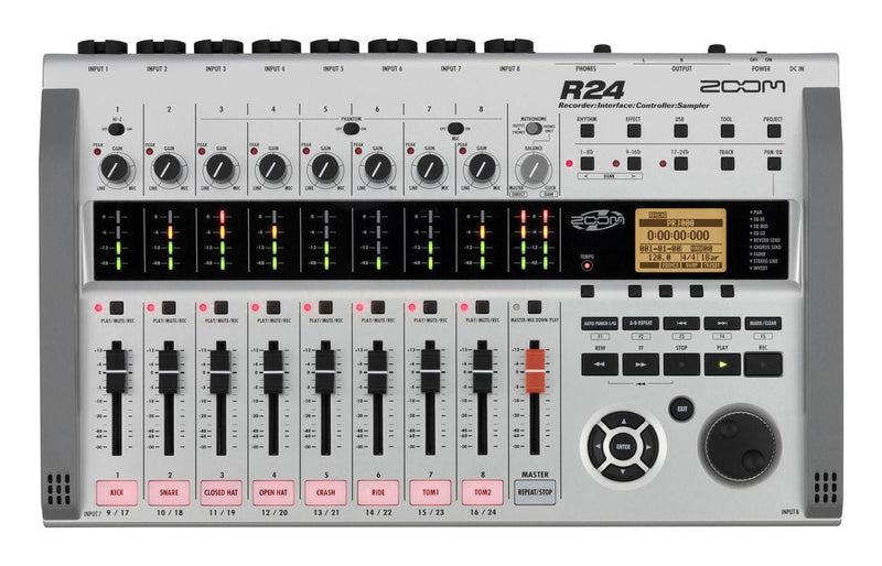 Grabadora Zoom Interfaz Controlador R24/120Gl - The Music Site