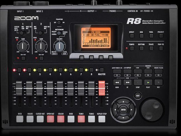 Grabadora/Interface/Contralador Zoom R8/120Gl - The Music Site