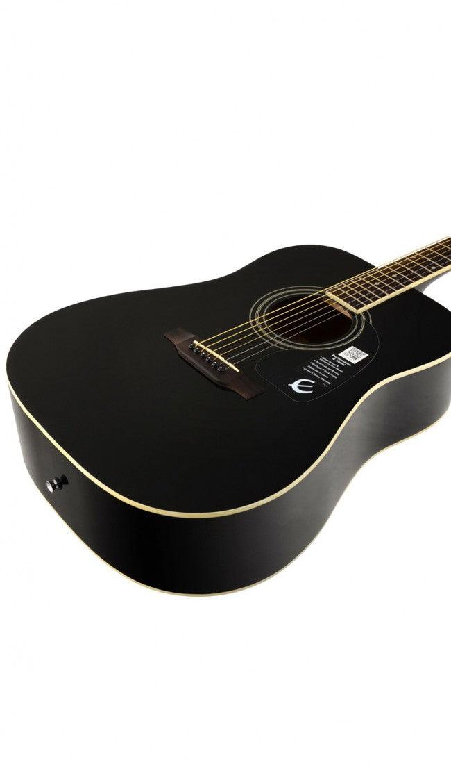 Guitarra Acústica Epiphone Ea10Ebch1 Dr-100 Ebony - The Music Site