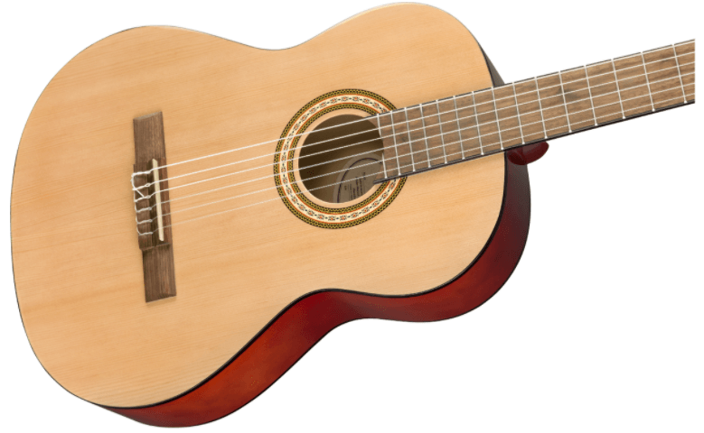 Guitarra Acustica Fender FC-1 Classical, Walnut Fingerboard, Natural 0971960421 - The Music Site
