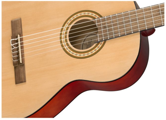 Guitarra Acustica Fender FC-1 Classical, Walnut Fingerboard, Natural 0971960421 - The Music Site