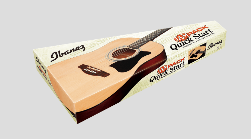 Guitarra Acustica Ibanez en Kit V50Njp-Vs/Afinador - The Music Site