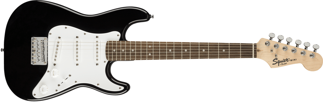 Guitarra Elec Fender Squier Mini Stratocaster®, Laurel Fingerboard, Black 0370121506 - The Music Site