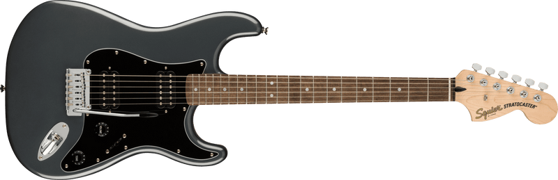 Guitarra Electrica Fender Affinity Series™ Stratocaster® HH, Laurel Fingerboard, Black Pickguard, Charcoal Frost Metallicl 0378051569 - The Music Site