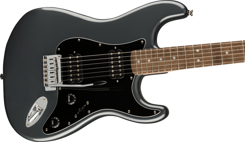 Guitarra Electrica Fender Affinity Series™ Stratocaster® HH, Laurel Fingerboard, Black Pickguard, Charcoal Frost Metallicl 0378051569 - The Music Site
