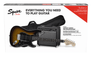 Guitarra Electrica Fender Affinity Series™ Stratocaster® HSS Pack, Laurel Fingerboard, Brown Sunburst, Gig Bag, 15G - 120V - The Music Site