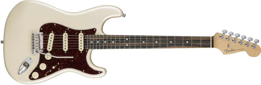 Guitarra Electrica Fender American Elite Stratocaster®, Ebony Fingerboard, Olympic Pearl - The Music Site