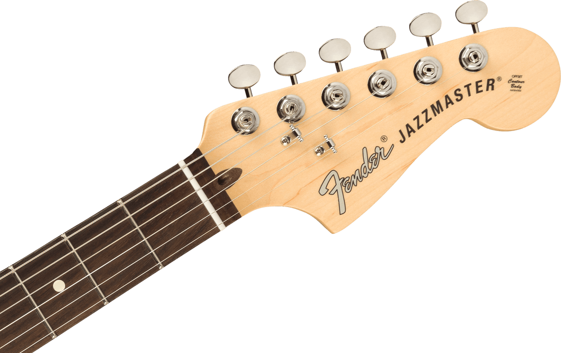 Guitarra Electrica Fender American Performer Jazzmaster®, diapasón de palisandro, azul satinado Lake Placid 0115210302 - The Music Site