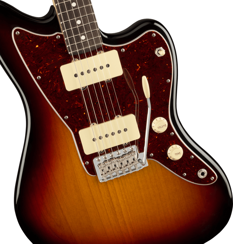 Guitarra Electrica Fender American Performer Jazzmaster®, diapasón de palisandro, rayos de sol de 3 colores 0115210300 - The Music Site