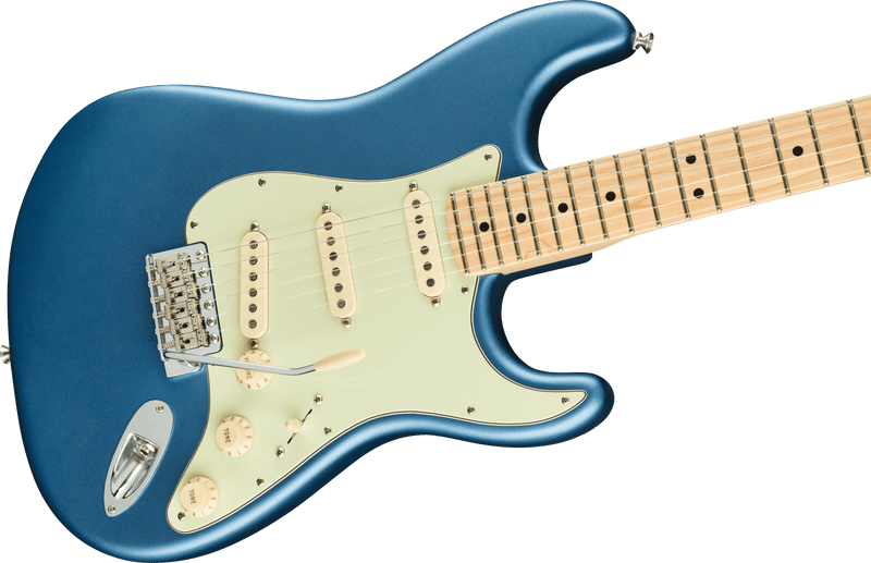 Guitarra Electrica Fender American Performer Stratocaster®, diapasón de arce, azul satinado Lake Placid 0114912302 - The Music Site