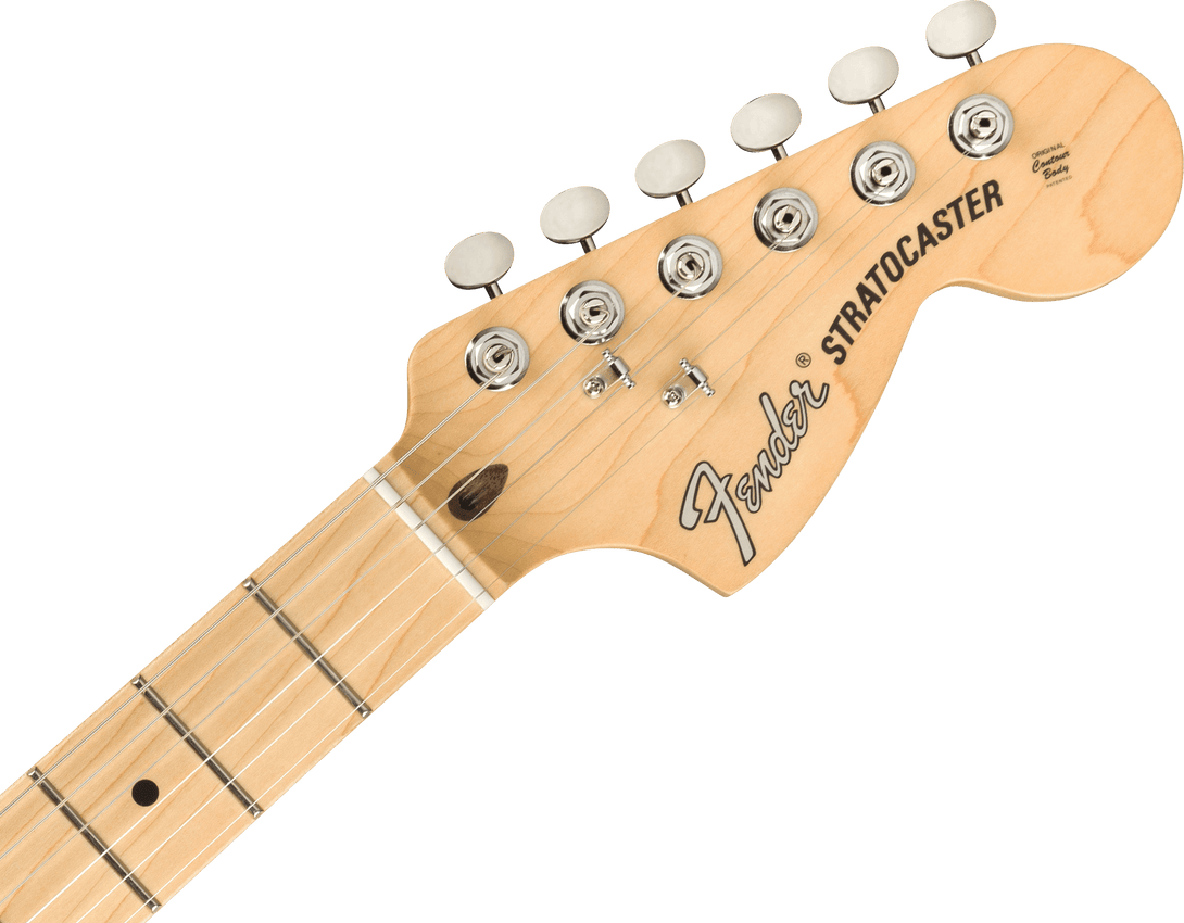 Guitarra Electrica Fender American Performer Stratocaster®, diapasón de arce, azul satinado Lake Placid 0114912302 - The Music Site