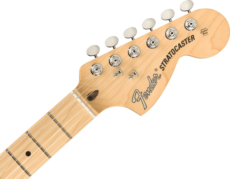 Guitarra Electrica Fender American Performer Stratocaster®, diapasón de arce, azul satinado Lake Placid 0114912302 - The Music Site