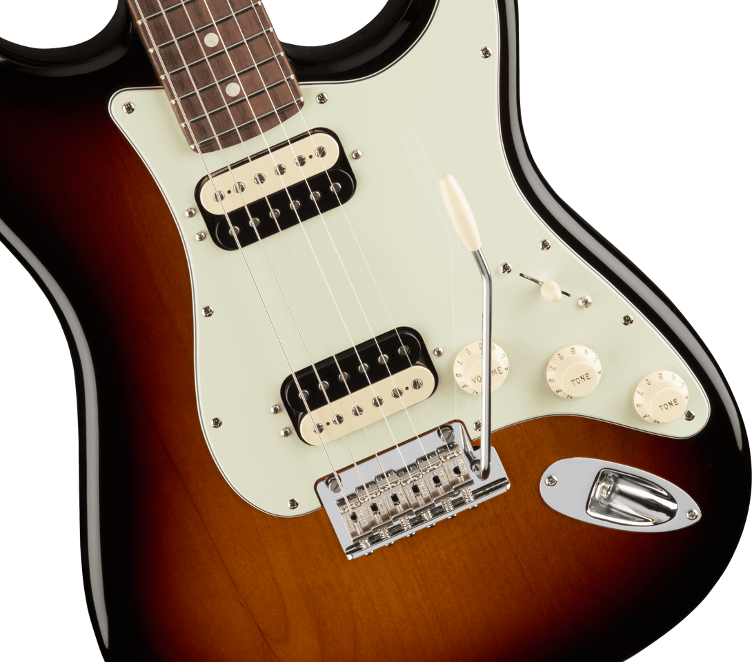 Guitarra Electrica Fender American Pro Stratocaster® HH ShawBucker™, diapasón de palisandro, rayos de sol de 3 colores 0113050700 - The Music Site