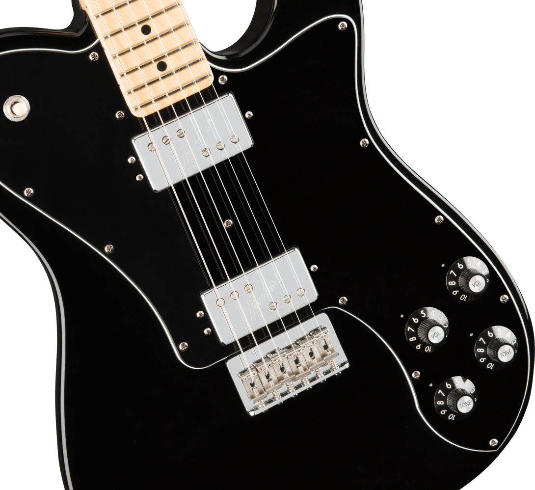 Guitarra Electrica Fender American Pro Telecaster® Deluxe ShawBucker™, diapasón de arce, negro 0113082706 - The Music Site