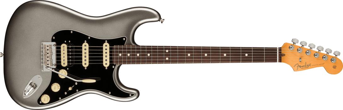 Guitarra Electrica Fender American Professional II Stratocaster® HSS, diapasón de palisandro, mercurio 0113910755 - The Music Site