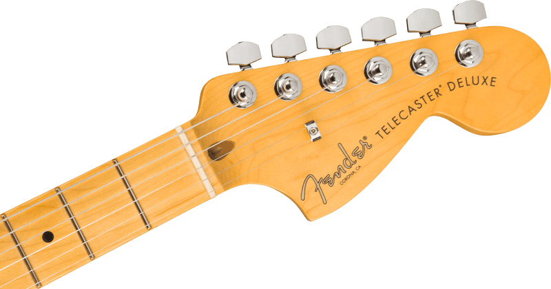 Guitarra Electrica Fender American Professional II Telecaster® Deluxe, Diapasón de arce, Azul Miami 0113962719 - The Music Site