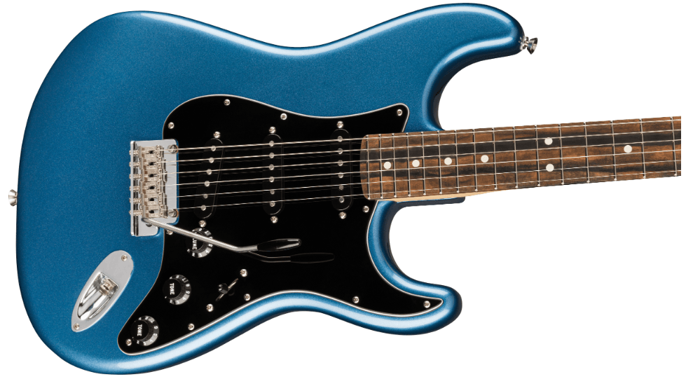 Guitarra Electrica Fender American Professional Stratocaster, Ebony Fingerboard, Lake Placid Blue Limited Edition 0113091702 - The Music Site