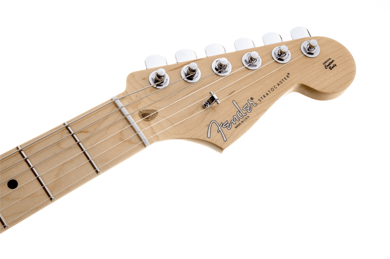 Guitarra Electrica Fender American Standard Stratocaster®, diapasón de arce, negro 0113002706 - The Music Site
