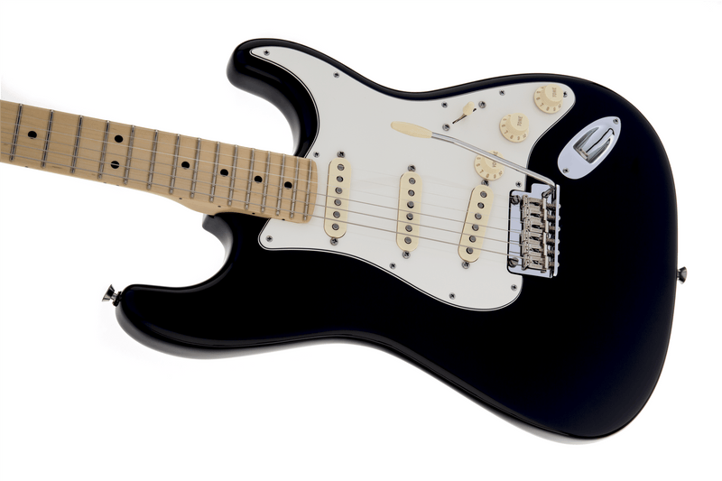 Guitarra Electrica Fender American Standard Stratocaster®, diapasón de arce, negro 0113002706 - The Music Site