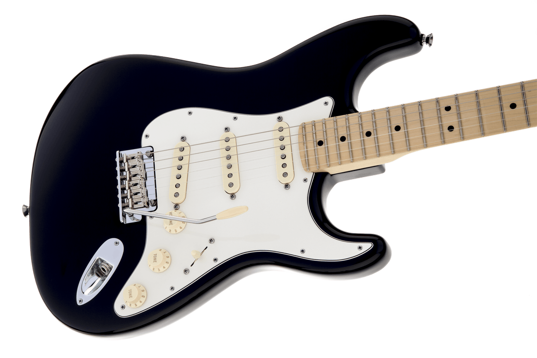Guitarra Electrica Fender American Standard Stratocaster®, diapasón de arce, negro 0113002706 - The Music Site