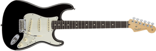 Guitarra Electrica Fender American Standard Stratocaster®, diapasón de palisandro, negro 0113000706 - The Music Site