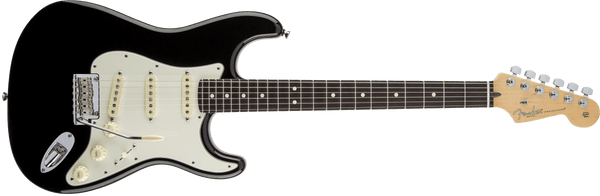 Guitarra Electrica Fender American Standard Stratocaster®, diapasón de palisandro, negro 0113000706 - The Music Site