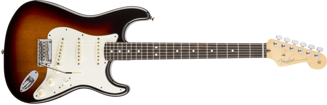 Guitarra Electrica Fender American Standard Stratocaster®, diapasón de palisandro, rayos de sol de 3 colores 0113000700 - The Music Site