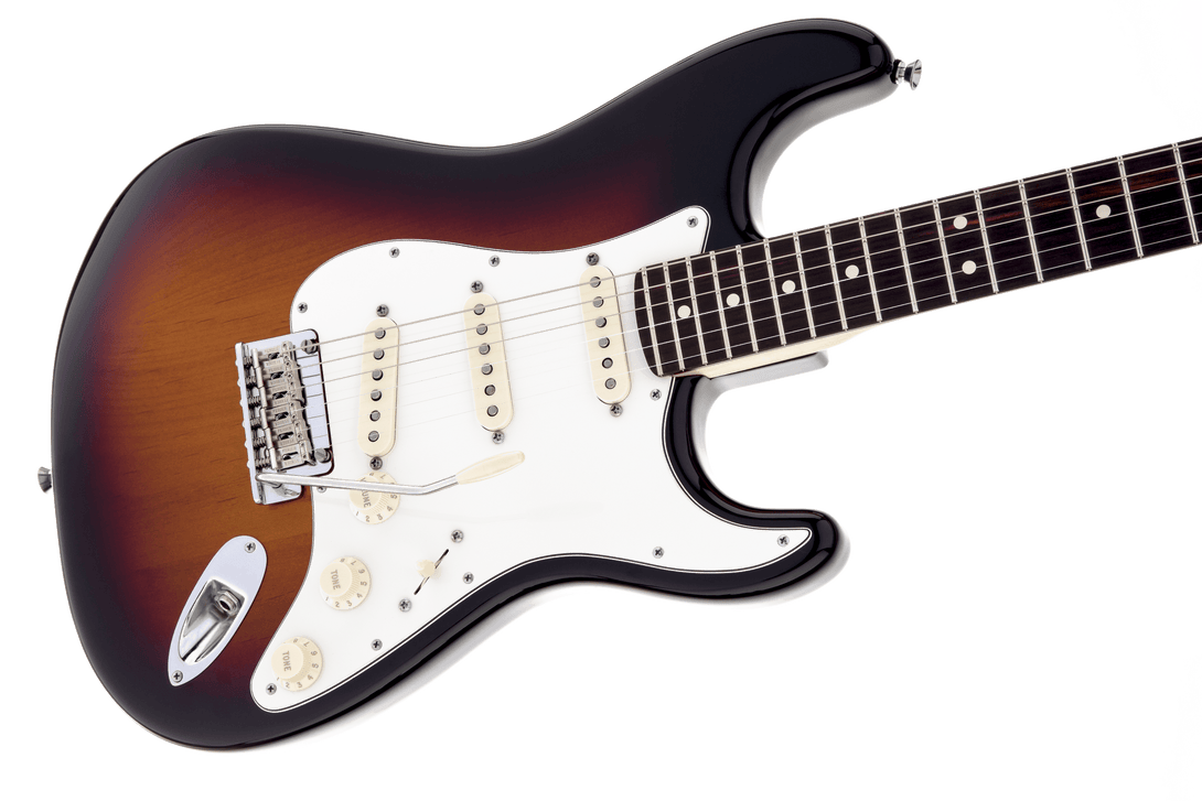 Guitarra Electrica Fender American Standard Stratocaster®, diapasón de palisandro, rayos de sol de 3 colores 0113000700 - The Music Site