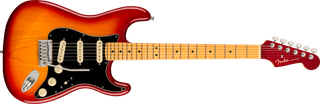 Guitarra Electrica Fender American Ultra Luxe Stratocaster®, Maple Fingerboard, Plasma Red Burst 0118062773 - The Music Site