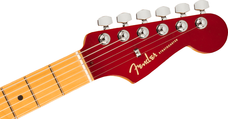 Guitarra Electrica Fender American Ultra Luxe Stratocaster®, Maple Fingerboard, Plasma Red Burst 0118062773 - The Music Site