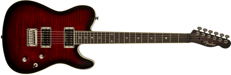 Guitarra Electrica Fender Custom Telecaster® FMT HH, Laurel Fingerboard, Black Cherry Burst 0262004561 Special Edition - The Music Site