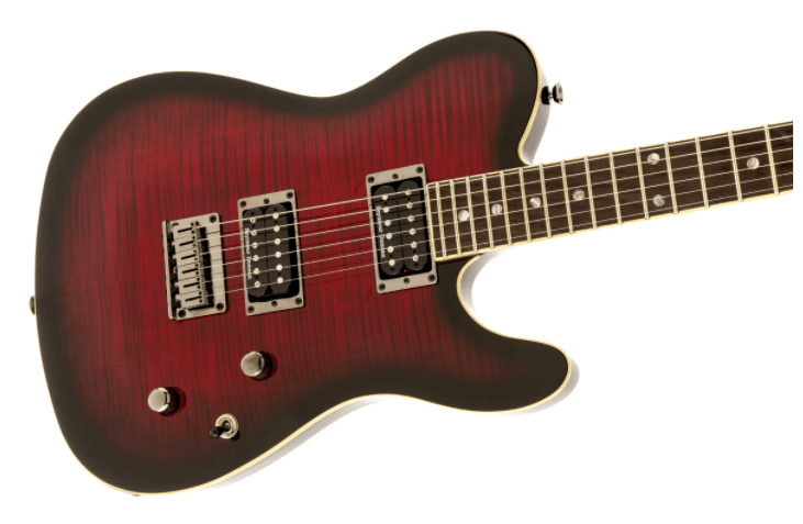 Guitarra Electrica Fender Custom Telecaster® FMT HH, Laurel Fingerboard, Black Cherry Burst 0262004561 Special Edition - The Music Site