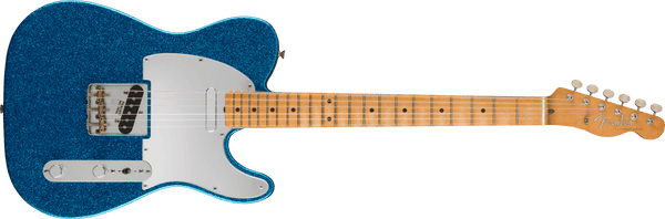 Guitarra Electrica Fender J Mascis Telecaster®, diapasón de arce, Bottle Rocket Blue Flake 0140262326 - The Music Site