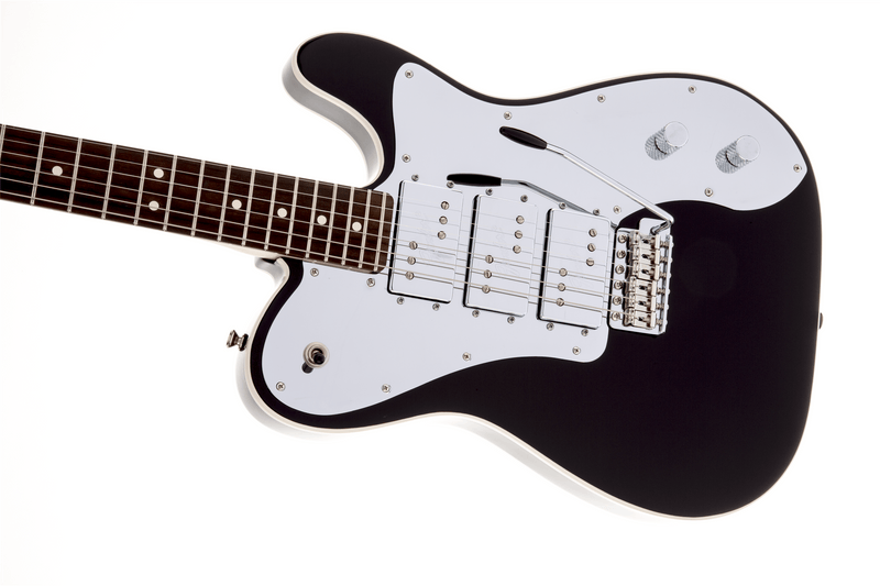Guitarra Electrica Fender J5 Triple Tele® Deluxe, diapasón de palisandro, negro0130050306 - The Music Site