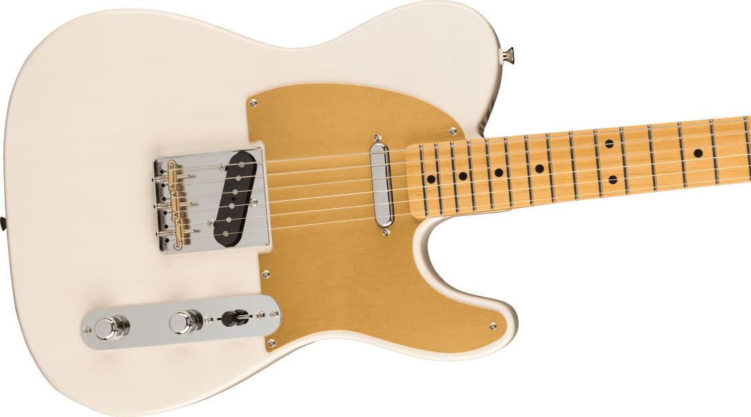 Guitarra Electrica Fender JV Modified '50s Telecaster®, Diapasón de arce, Rubio blanco 0251962301 - The Music Site