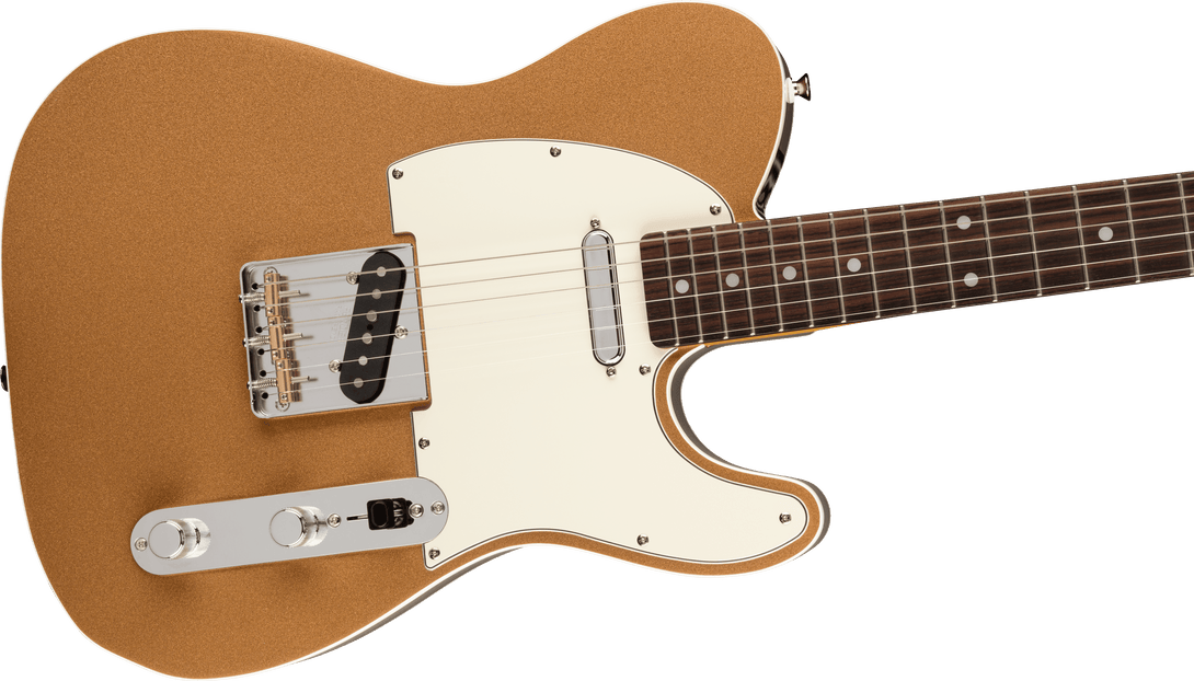 Guitarra Electrica Fender JV Modified '60s Custom Telecaster®, diapasón de palisandro, Firemist Gold 0251900353 - The Music Site