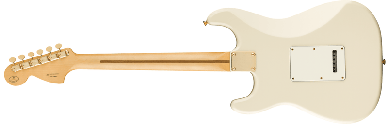 Guitarra Electrica Fender Mahogany Blacktop Stratocaster® HHH, Pau Ferro Fingerboard, Olympic White with Gold Hardware 0147902505 Limited Edition - The Music Site