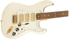 Guitarra Electrica Fender Mahogany Blacktop Stratocaster® HHH, Pau Ferro Fingerboard, Olympic White with Gold Hardware 0147902505 Limited Edition - The Music Site