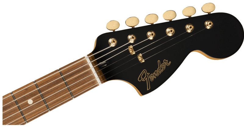 Guitarra Electrica Fender Mahogany Blacktop Stratocaster® HHH, Pau Ferro Fingerboard, Olympic White with Gold Hardware 0147902505 Limited Edition - The Music Site