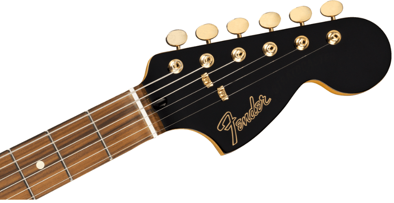 Guitarra Electrica Fender Mahogany Blacktop Stratocaster®, Pau Ferro Fingerboard, Black with Gold Hardware 0147901506 Limited Edition - The Music Site