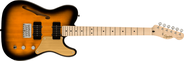 Guitarra Electrica Fender Paranormal Cabronita Telecaster® Thinline, diapasón de arce, golpeador anodizado dorado, Sunburst de 2 colores - The Music Site