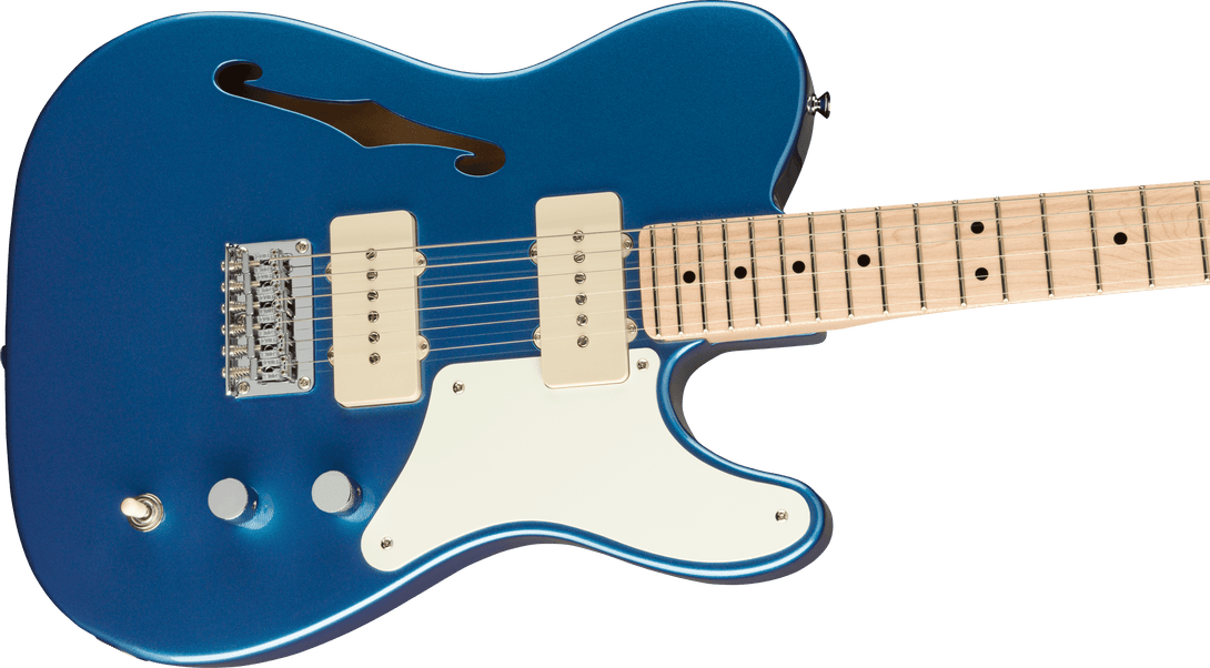 Guitarra Electrica Fender Paranormal Cabronita Telecaster® Thinline, Maple Fingerboard, Parchment Pickguard, Lake Placid Blue 0377020502 - The Music Site