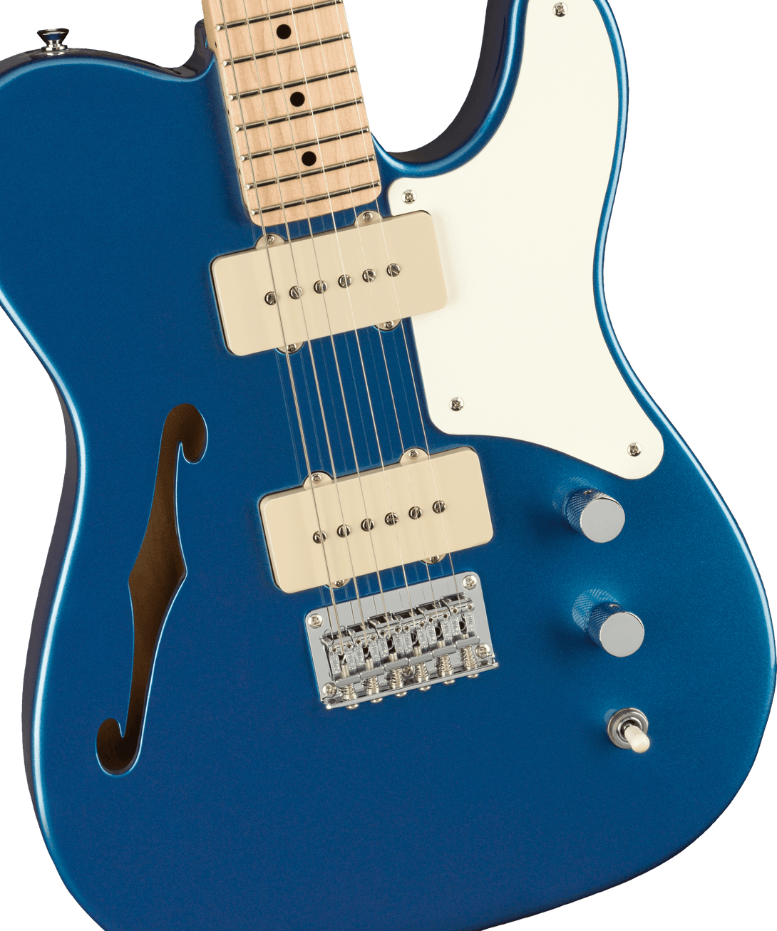 Guitarra Electrica Fender Paranormal Cabronita Telecaster® Thinline, Maple Fingerboard, Parchment Pickguard, Lake Placid Blue 0377020502 - The Music Site